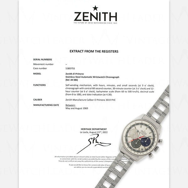 Zenith a386 for sale cheap