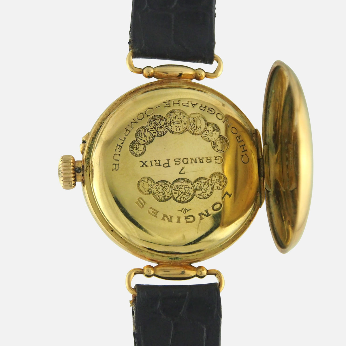 1920 Longines Chronographe Compteur Caliber 13.33Z with Extract from the Archives - Vintage Watch Leader 