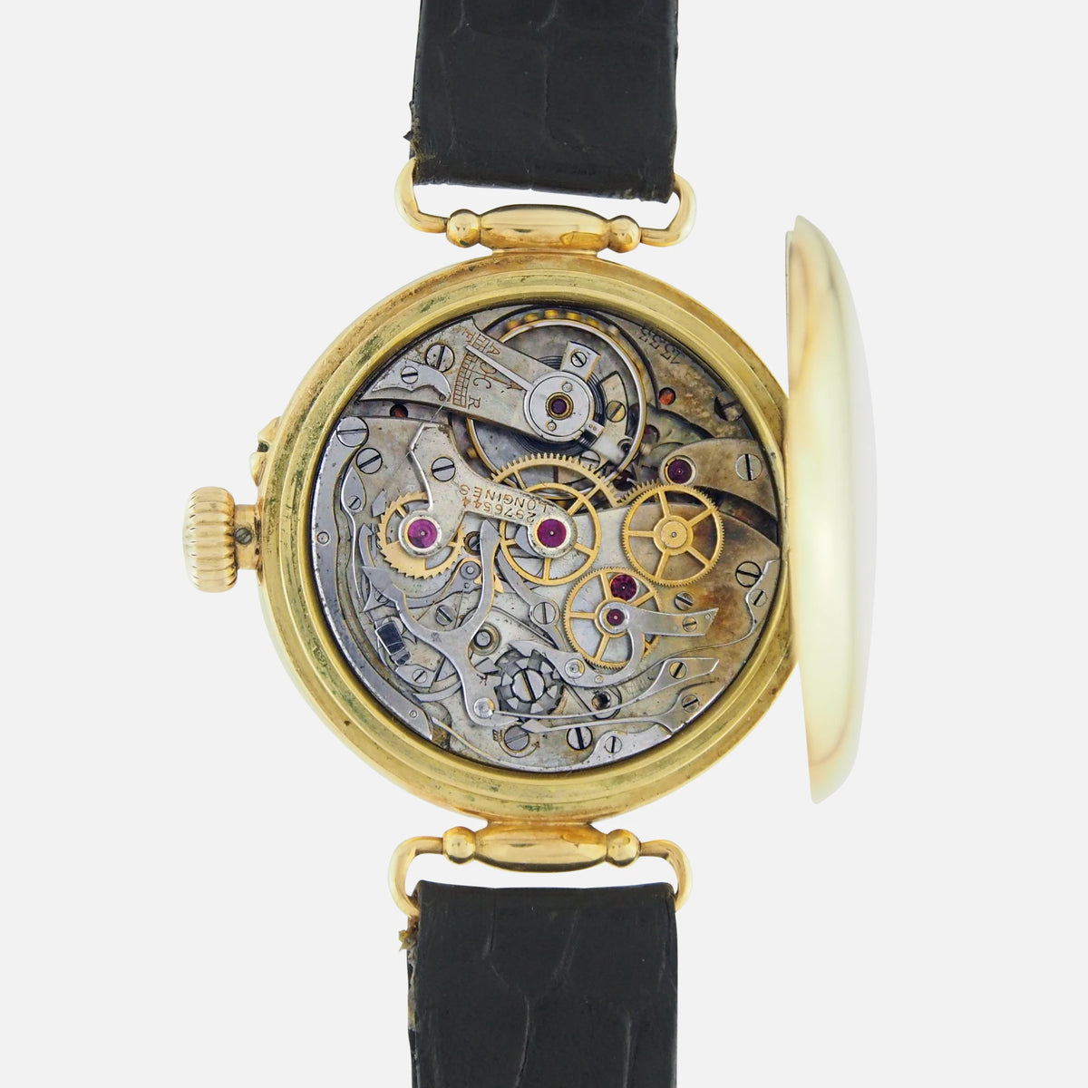 1920 Longines Chronographe Compteur Caliber 13.33Z with Extract from the Archives - Vintage Watch Leader 