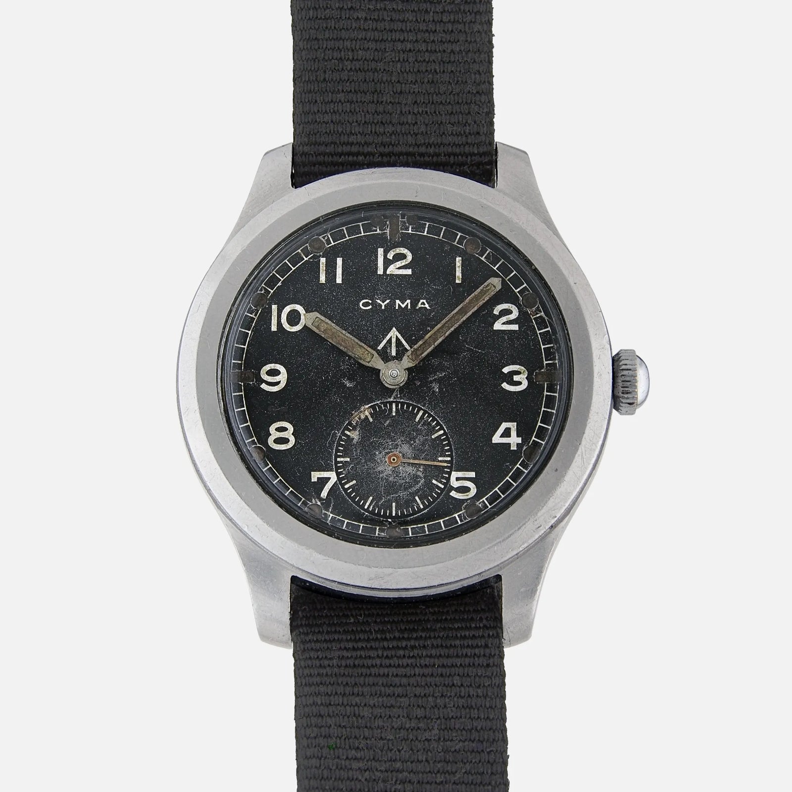 1940s CYMA WWW Dirty Dozen Military WW2 British Assigned Vintage Watch for sale on Vintage Watch Leader Shop