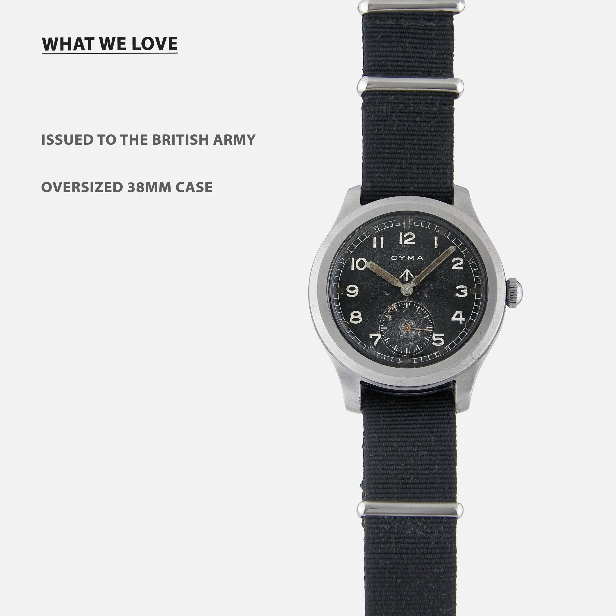 1940s CYMA W.W.W. 'Dirty Dozen' | Vintage Watch Leader