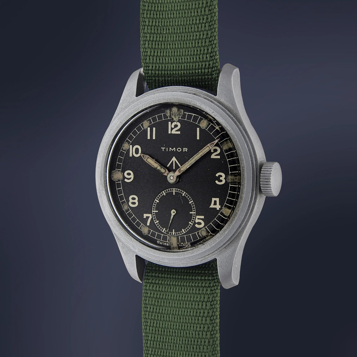 1940s TIMOR WWW Dirty Dozen World War II WW2 Vintage Military Watch for sale on Vintage Watch Leader