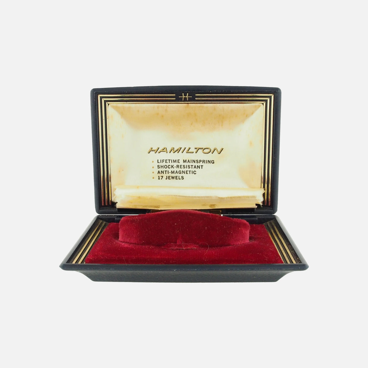 1950s - 1960s Hamilton Vintage Watch Box for sale on Vintage Watch Leader