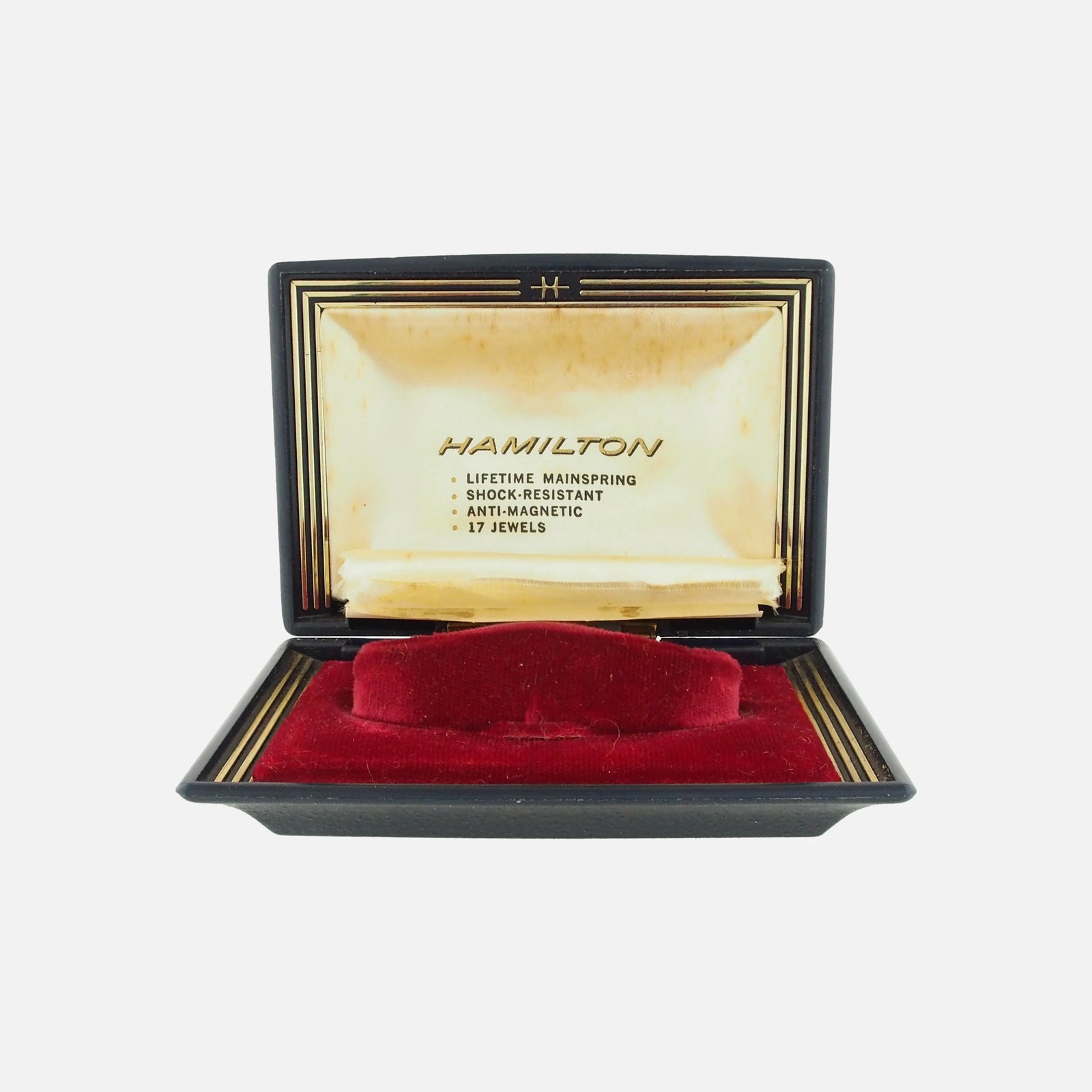 1950s - 1960s Hamilton Vintage Watch Box for sale on Vintage Watch Leader