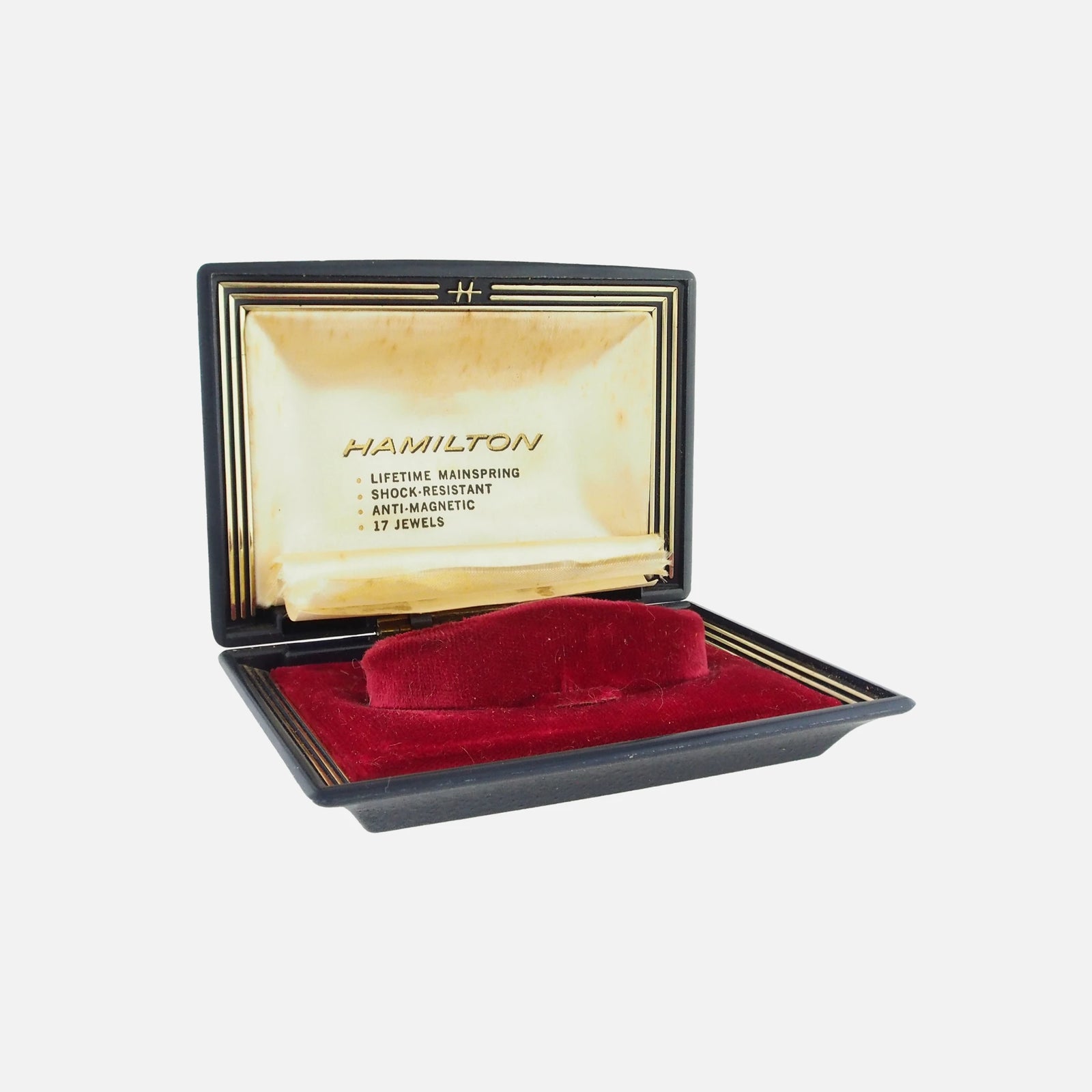 1950s - 1960s Hamilton Vintage Watch Box for sale on Vintage Watch Leader
