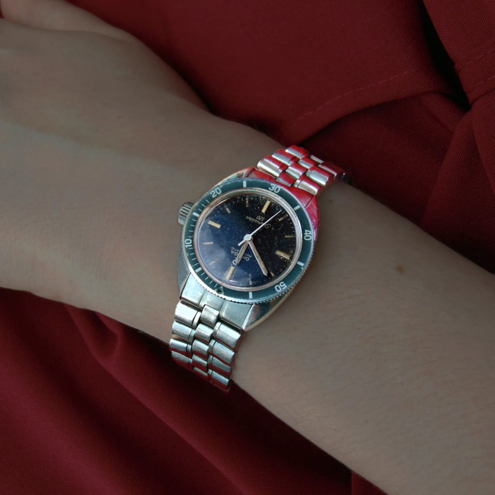 1960s OMEGA Seamaster 120 Ref. 565.007 Vintage Watch in Stainless Steel for sale on Vintage Watch Leader