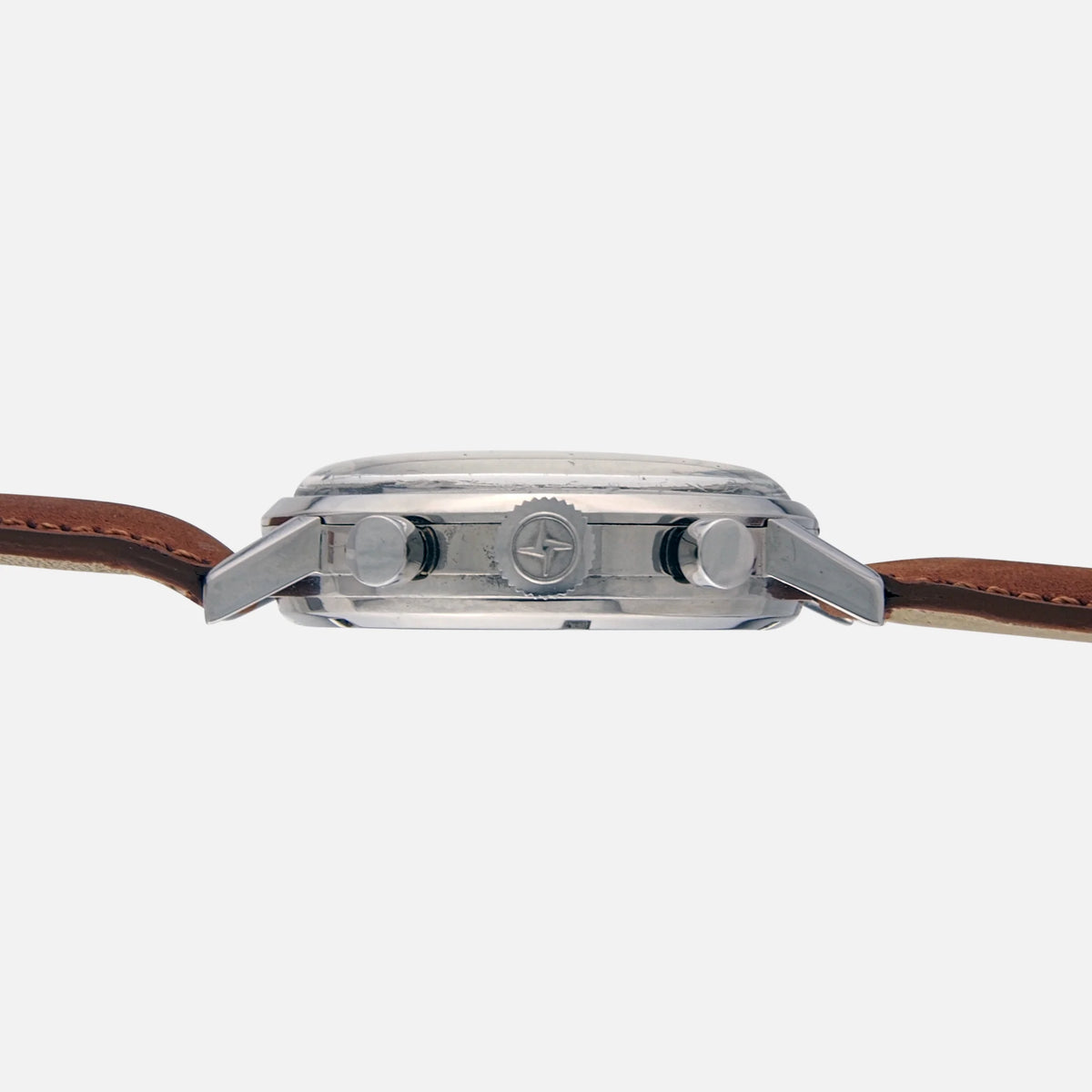 1960s Vintage Watch Zenith Chronograph Movement 146-DP Martel Ref. A271 With Reverse Panda Dial in Stainless Steel