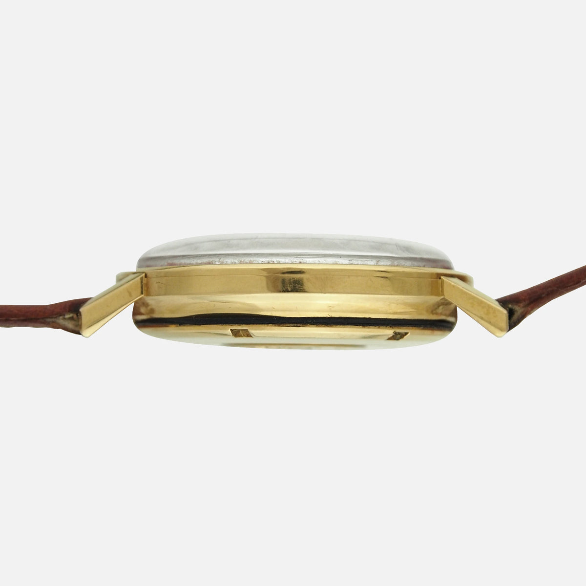 1964 Omega Vintage Chronometer Ref. 168.004 A rare and solid yellow gold 18Kt pre owned Constellation with crosshair dial for sale on Vintage Watch Leader