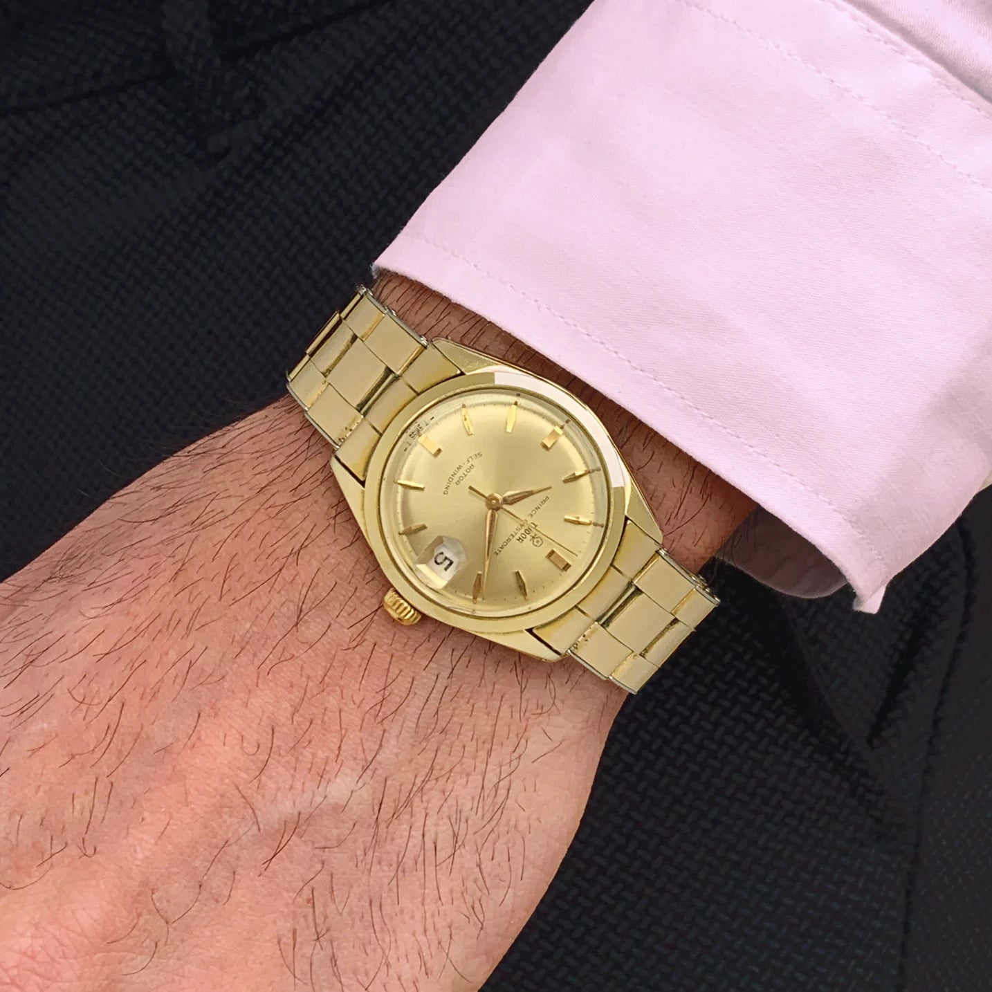 1965 Vintage Tudor reference 7964 for sale Prince Oysterdate vintage 34mm rolex bracelet rose gold used rolex by rolex usato Vintage Watch Leader 