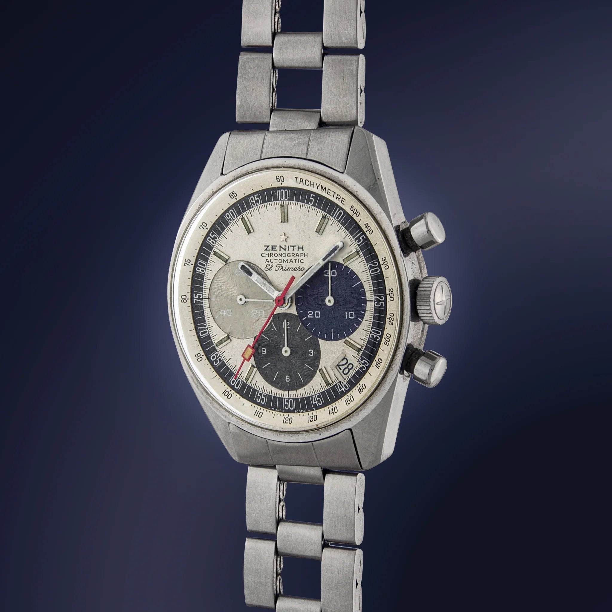 1969 Vintage Zenith El Primero Chronograph Reference A386 Mark I Vintage Watch Leader