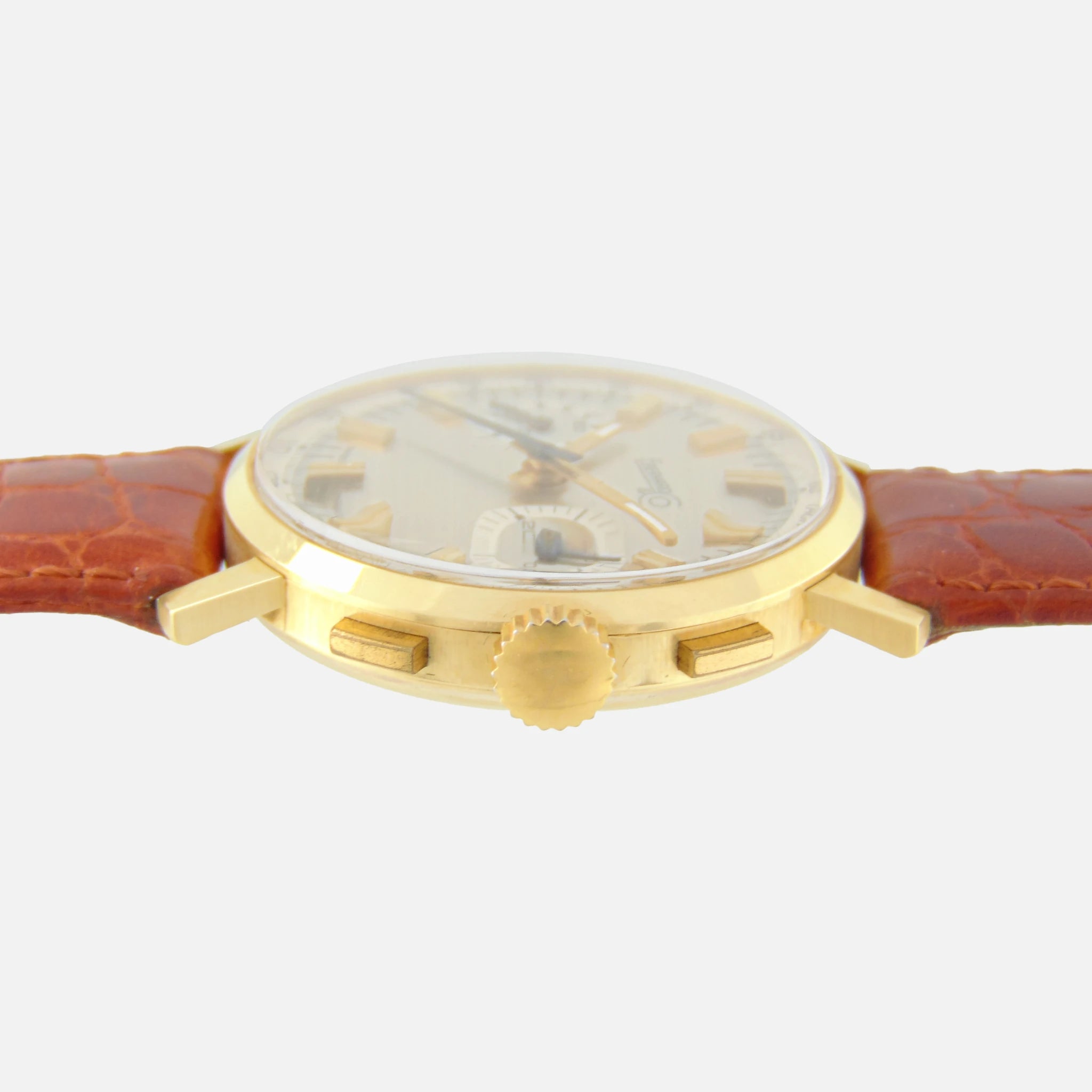 1970s Eberhard & Co. Chronograph in 18Kt Yellow Gold - Vintage Watch Leader