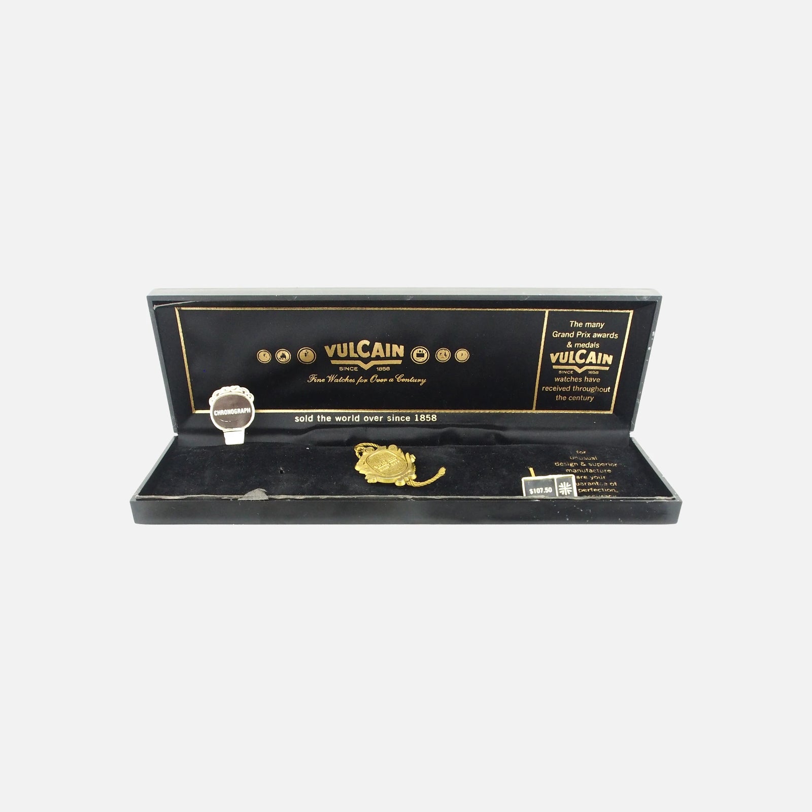 1970s Vulcain Vintage Watch Box for sale on Vintage Watch Leader