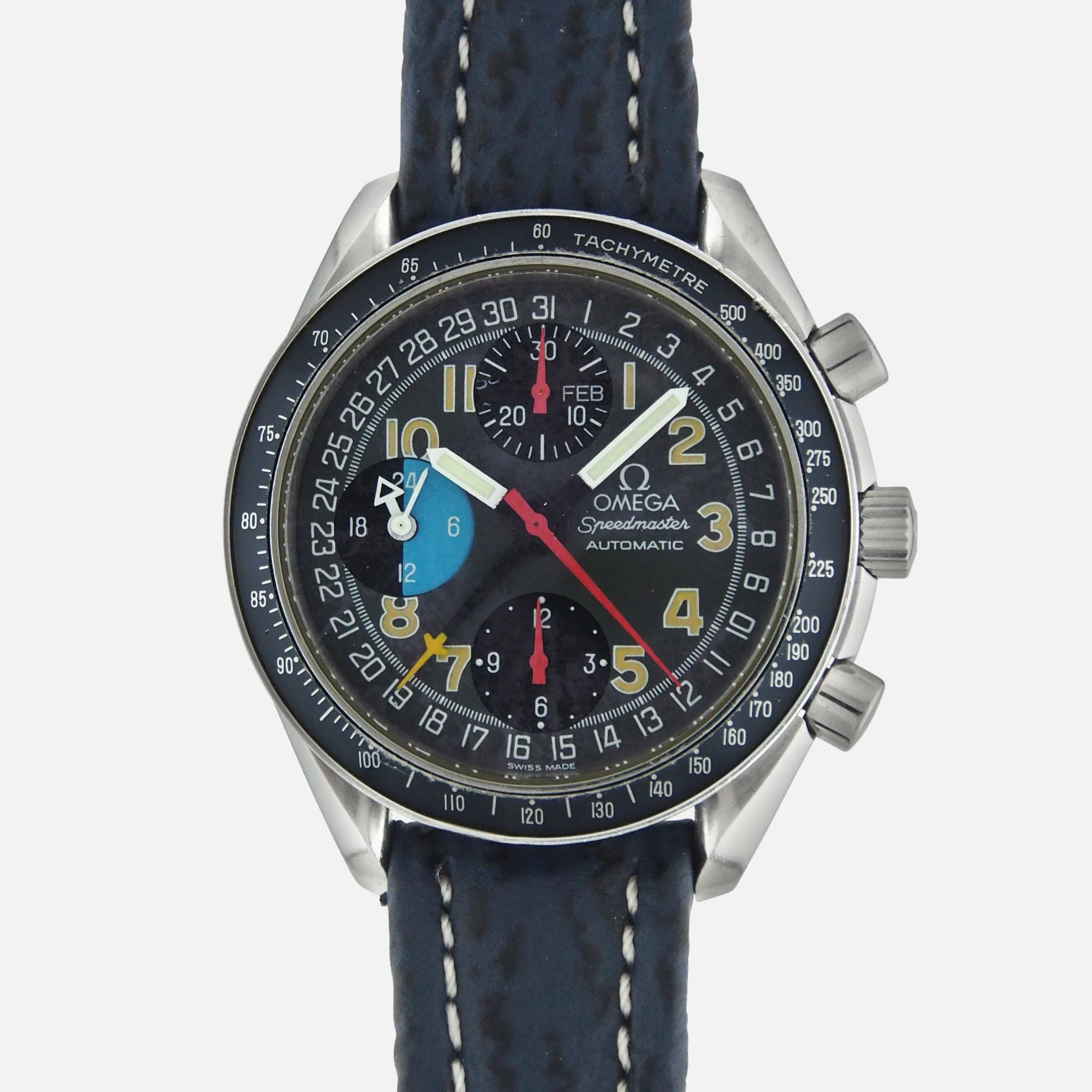 1996 Omega Speedmaster Schumacher MK40 Day Date Ref. 3820.53.26 Vintage Watch Leader