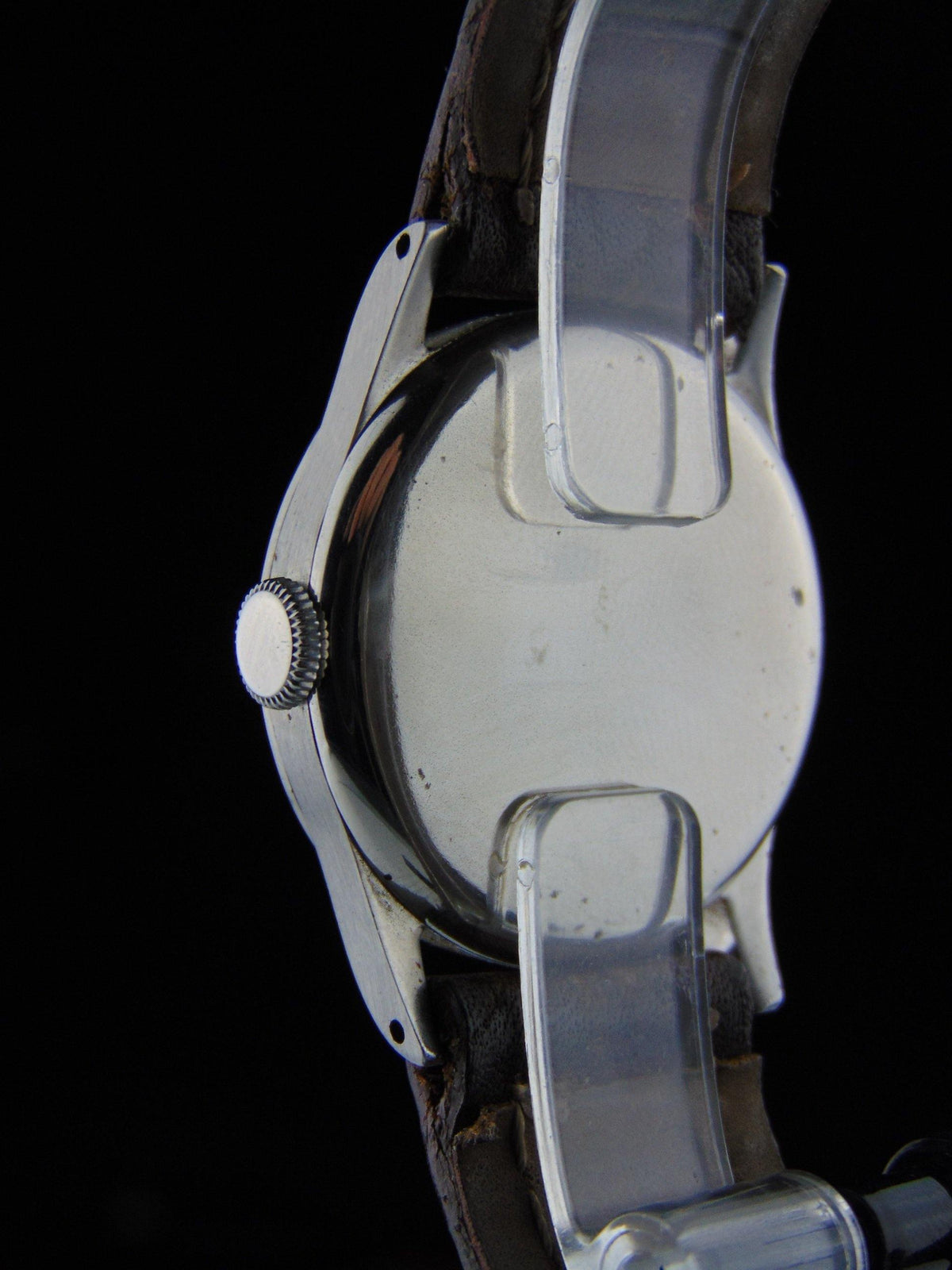IWC - Cal. 83 A Very Fine, Rare and Early Stainless Steel Wristwatch with Calatrava Case - Vintage Watch Leader