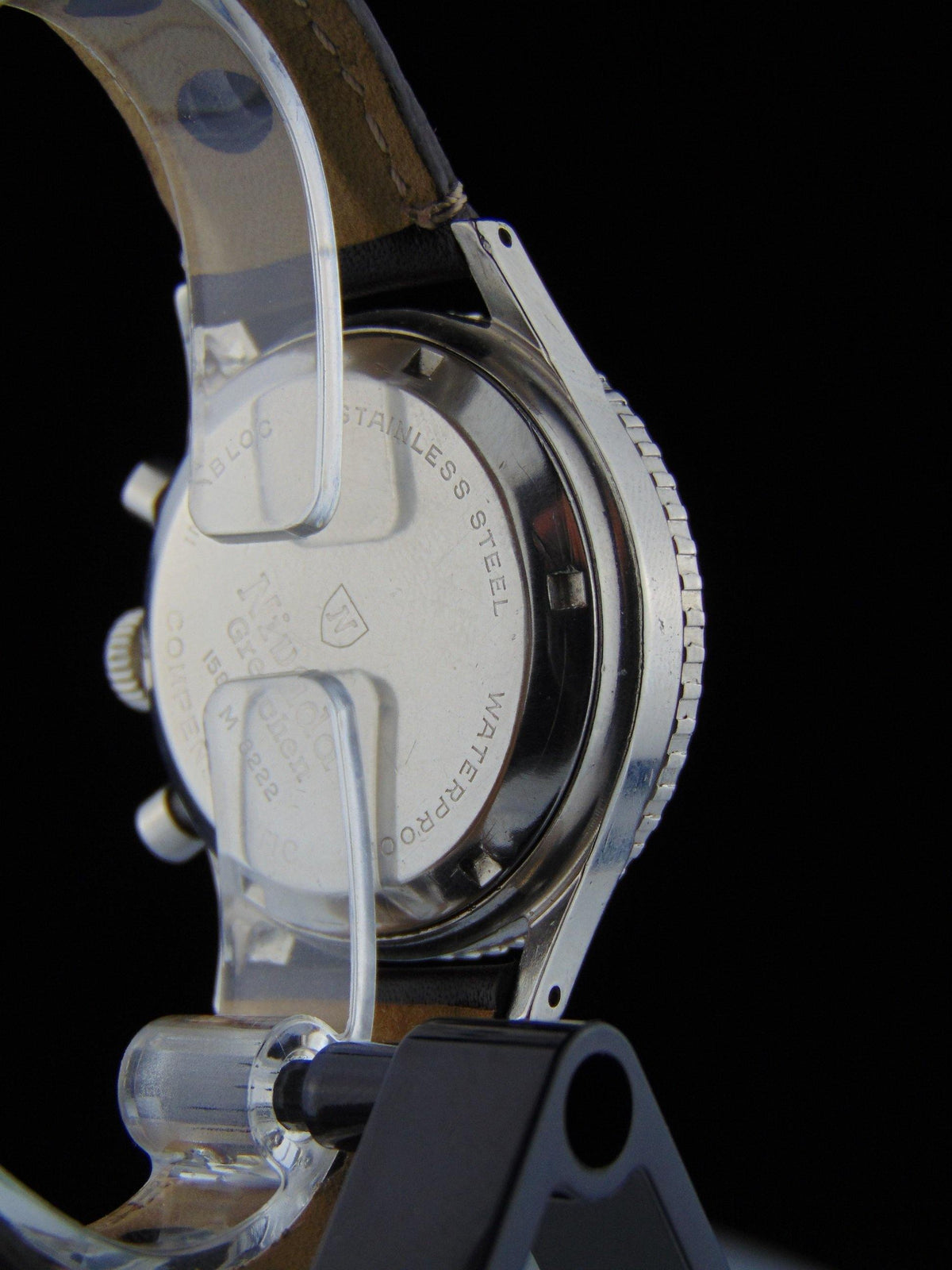 Nivada Grenchen - Ref. 1581 M 8222 A very rare and stainless steel Chronomaster Aviator Sea Diver - Vintage Watch Leader