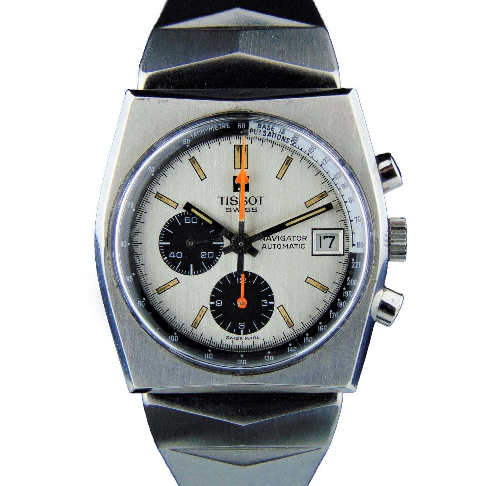 Tissot - Ref. 45502 A very fine stainless steel Lobster Navigator - Vintage Watch Leader