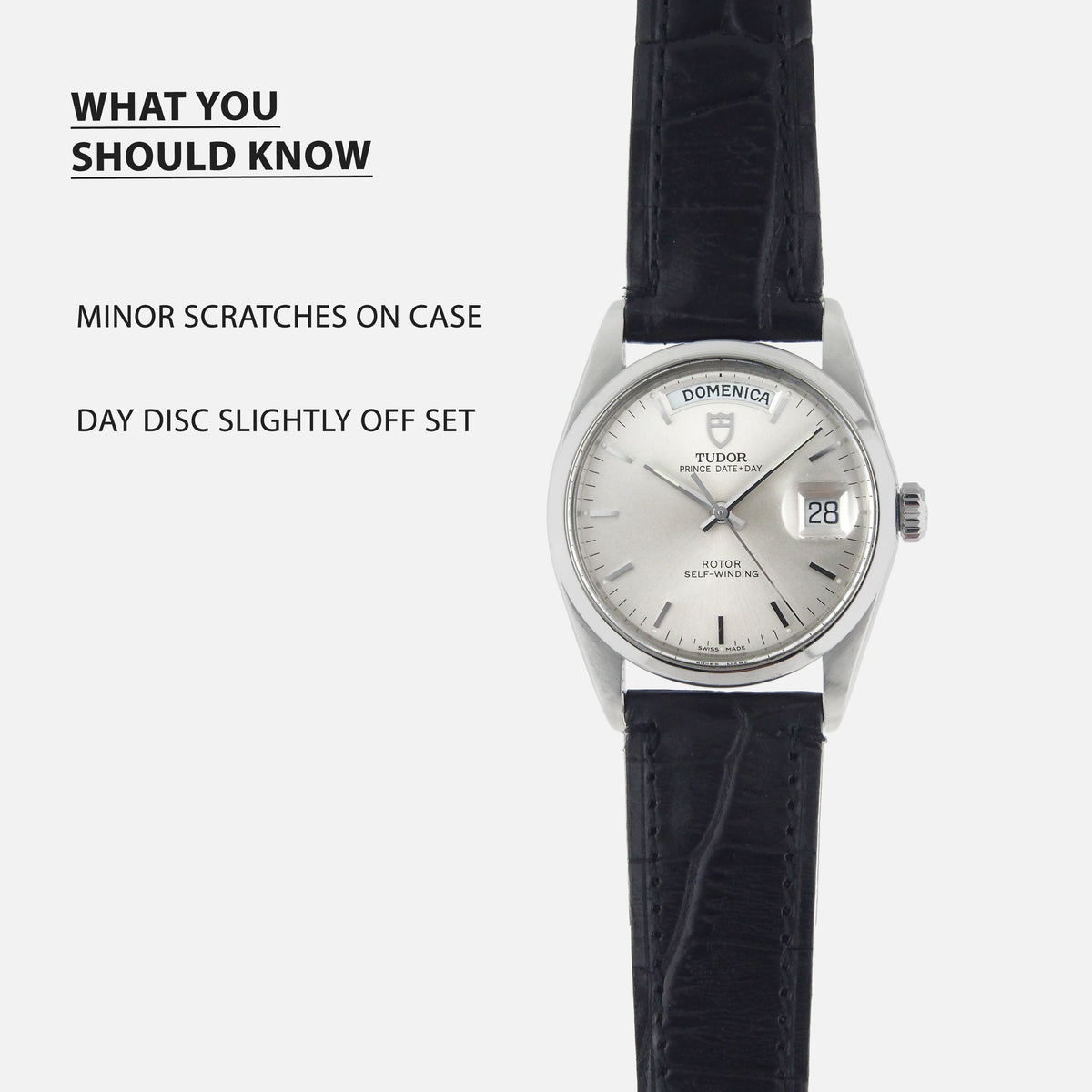 Tudor Rolex Prince Date Day Vintage Ref. 9450 review history for sale 36 mm - Vintage Watch Leader