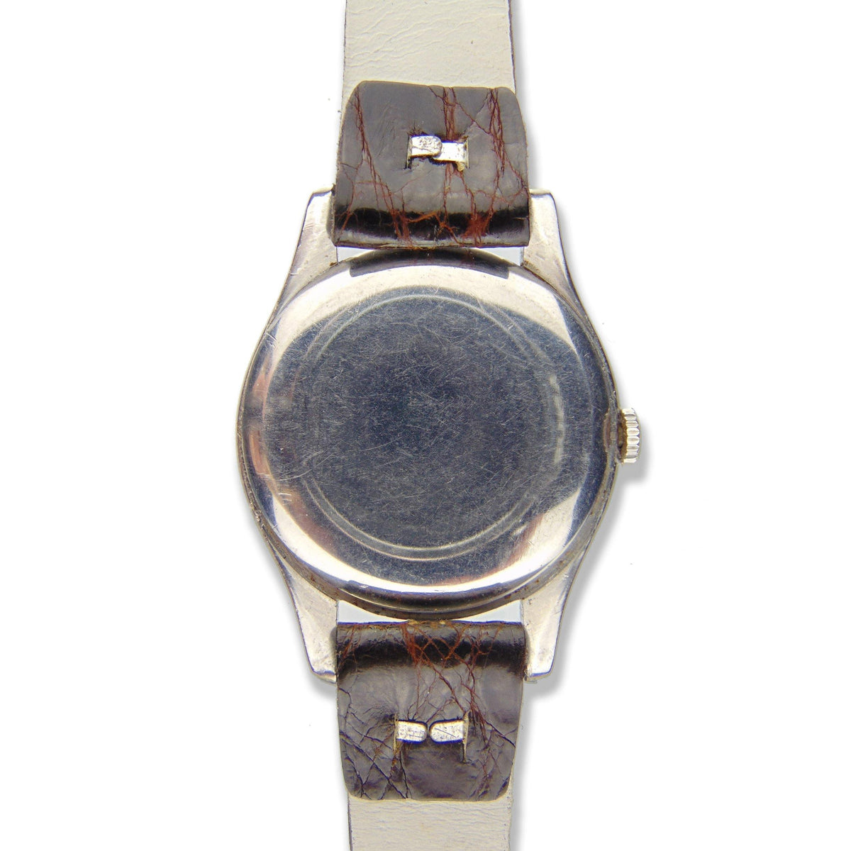 Omega - Ref. 2505 A very fine, oversize and stainless steel wristwatch with box - Vintage Watch Leader