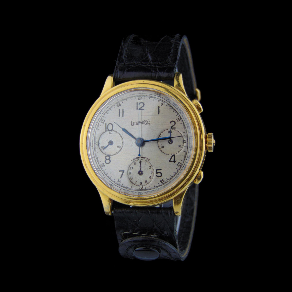 Eberhard - Cal. 16000 A very rare and attractive Pre Extra Fort Chronograph - Vintage Watch Leader