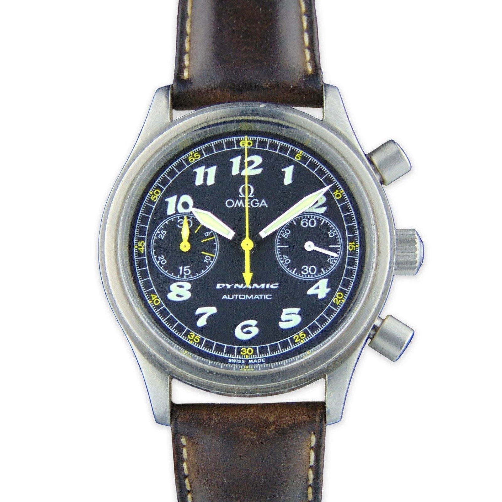 Omega - Ref. 175.0310 A rare and fine stainless steel Dynamic Chronograph - Vintage Watch Leader