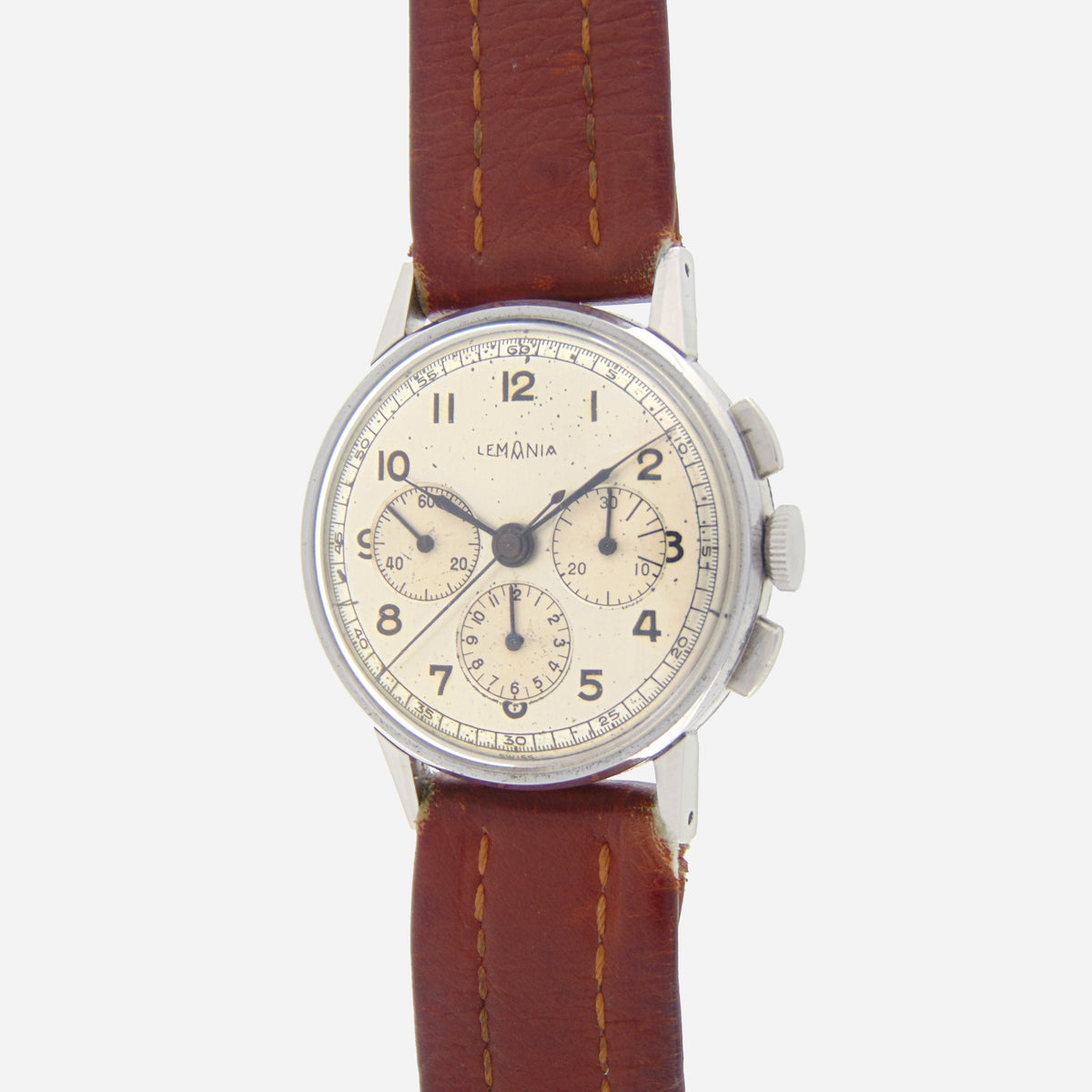 Condition Report - 1940s Lemania Chronograph caliber Lemania C27-41H - Omega 321 - Vintage Watch Leader