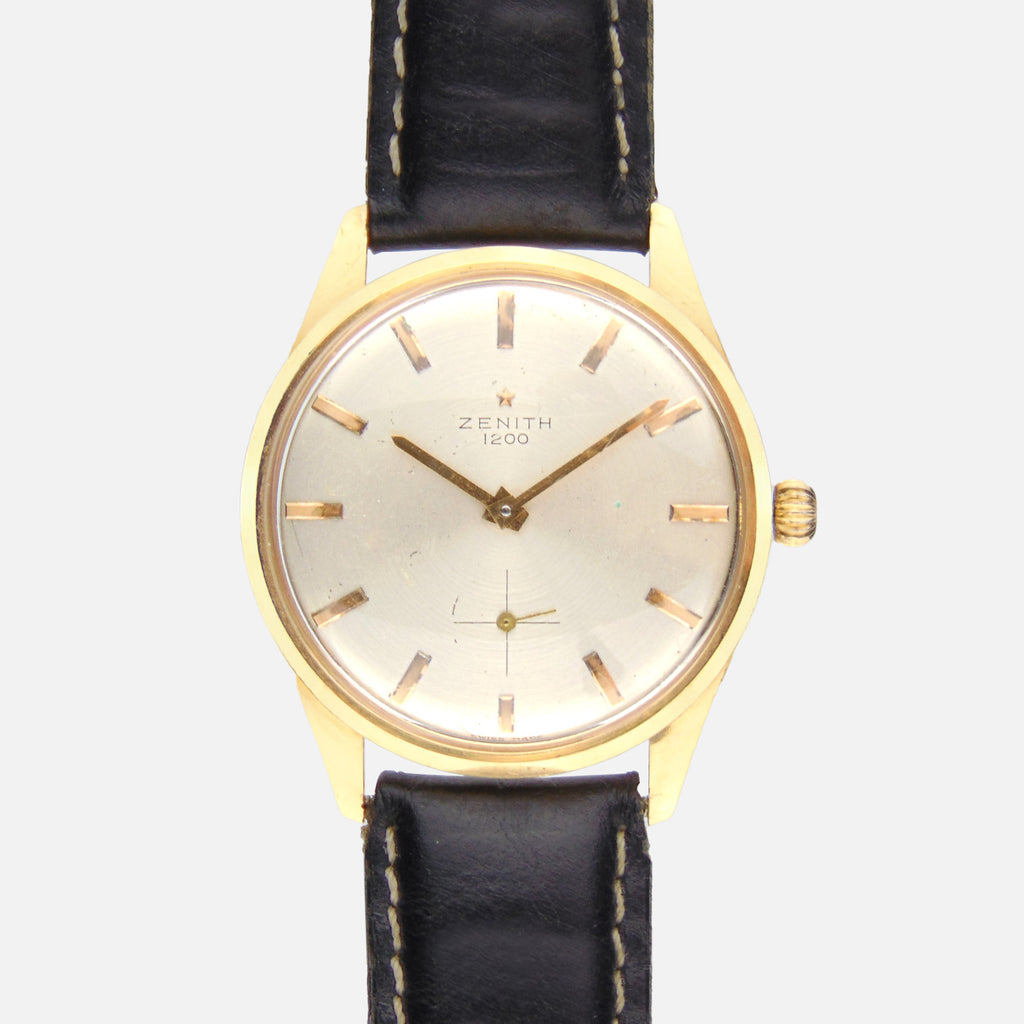 Zenith - 1950s A rare and very fine yellow gold Stellina 1200