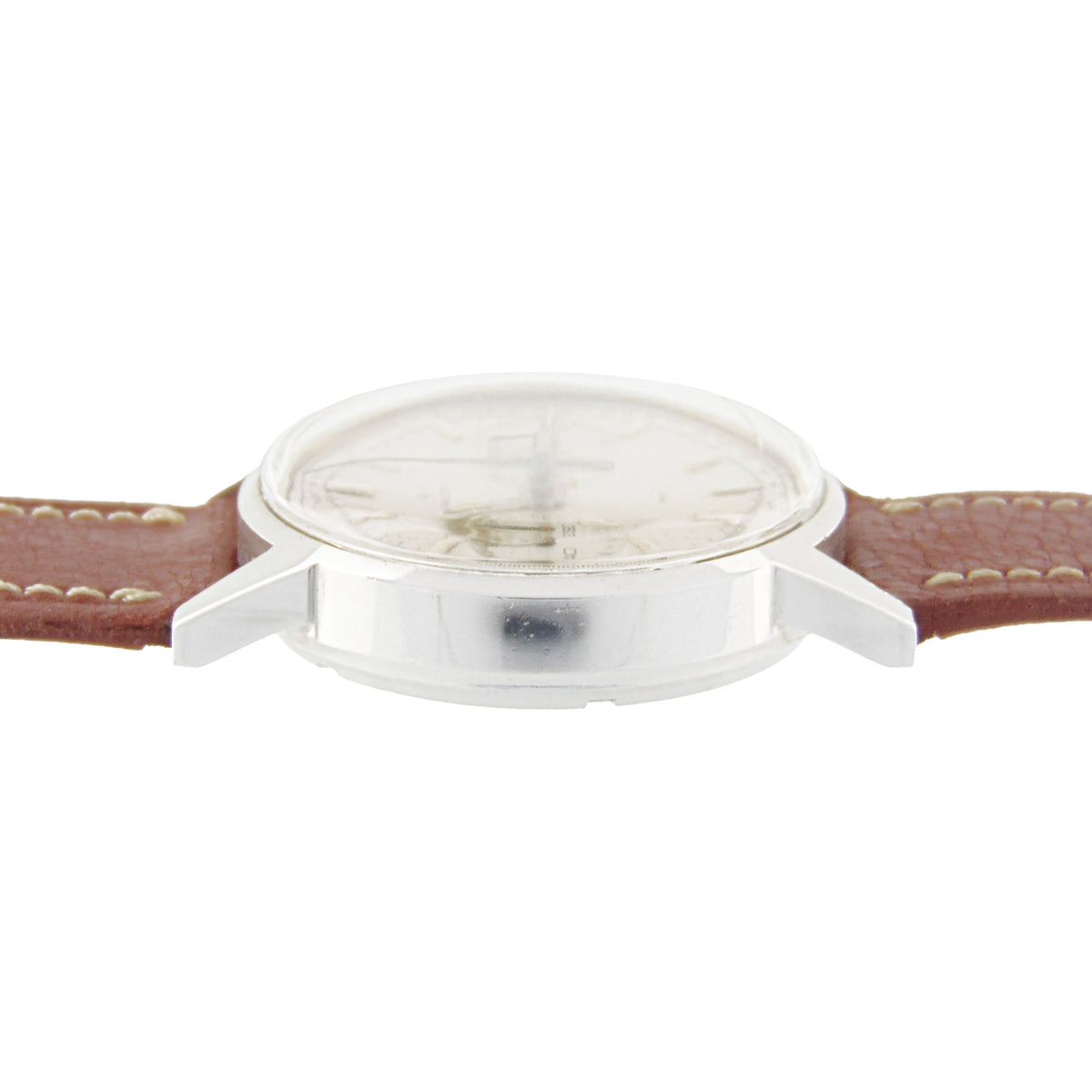 1960s Hamilton Chronograph Ref 7723 - Manifacturer - Hamilton Years - 1960s  Movement – Valjoux 7730, Manual winding Model Name – N/A Reference – 7723 Material - Stainless steel case Bracelet/Strap - Generic leather band Clasp/Buckle - Generic steel buckle Dimensions - 36mm x 42,5mm Signed - Dial, Movement, Caseback and Crown1960s Hamilton Chronograph Ref. 7723 vintage valjoux 7730 for sale vintage watch leader